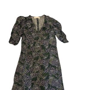 See By Chloe Green and Purple Dress